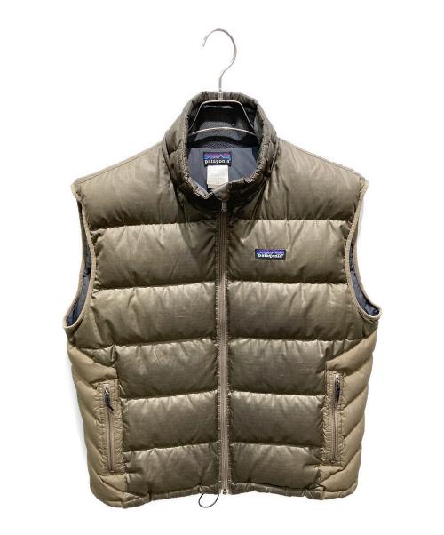 Patagonia（パタゴニア）Patagonia (パタゴニア) ダウンベスト ブラウン サイズ:Mの古着・服飾アイテム