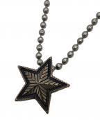 Cody Sandersonコディ・サンダーソン）の古着「ビッグスター ボールチェーン ネックレス」｜シルバー