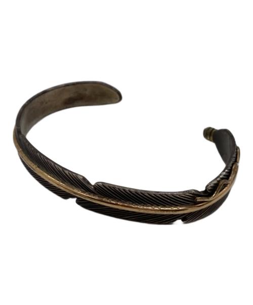 -（-）- (-) インディアンフェザーバングル シルバーの古着・服飾アイテム