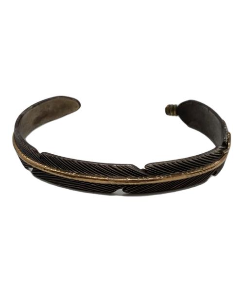 -（-）- (-) インディアンフェザーバングル シルバーの古着・服飾アイテム