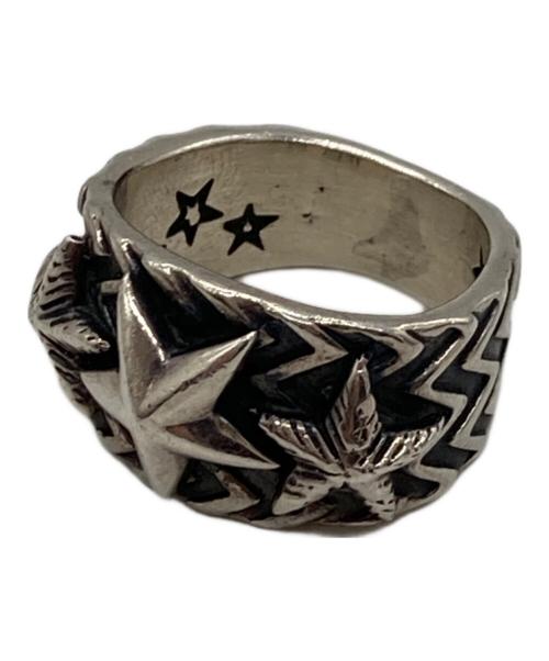 Cody Sanderson（コディ・サンダーソン）Cody Sanderson (コディ・サンダーソン) Ring Wave Gear 3 Star シルバー サイズ:15の古着・服飾アイテム