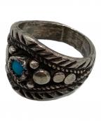 Navajoナバホ）の古着「ターコイズリング」｜シルバー