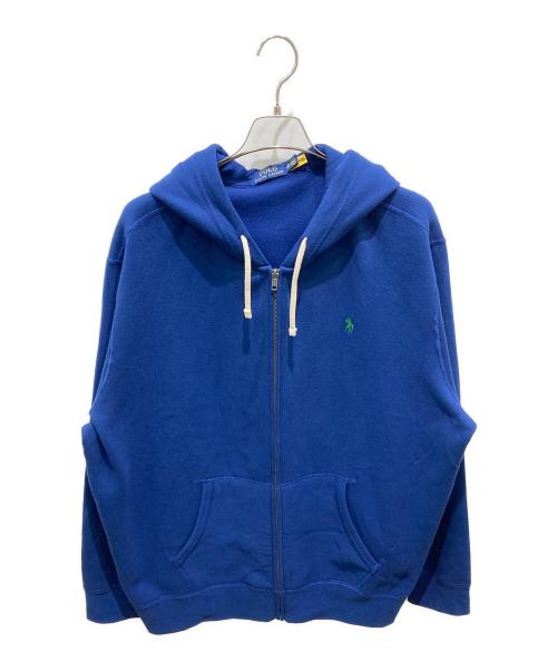 POLO RALPH LAUREN（ポロ・ラルフローレン）POLO RALPH LAUREN (ポロ・ラルフローレン) ジップパーカー ブルー サイズ:XXLの古着・服飾アイテム