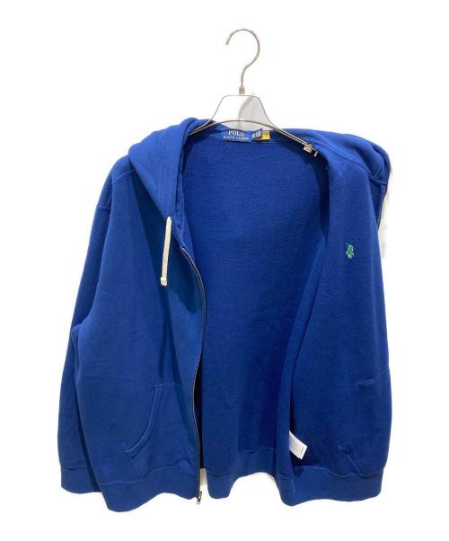 POLO RALPH LAUREN（ポロ・ラルフローレン）POLO RALPH LAUREN (ポロ・ラルフローレン) ジップパーカー ブルー サイズ:XXLの古着・服飾アイテム