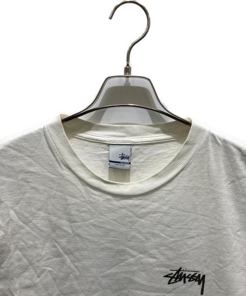 stussy（ステューシー）stussy (ステューシー) プリントTシャツ ホワイト サイズ:XLの古着・服飾アイテム