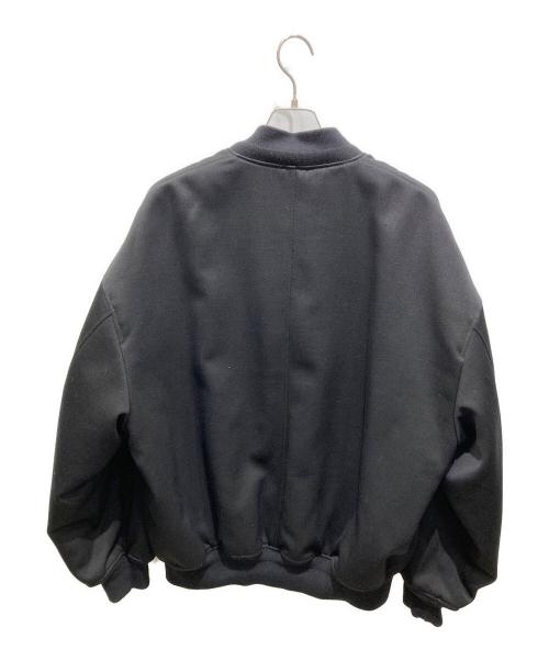 MAISON SPECIAL（メゾンスペシャル）MAISON SPECIAL (メゾンスペシャル) Prime-Over Stadium Jacket　プライムオーバースタジアムジャケット ブラック サイズ:1の古着・服飾アイテム