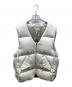 no./NUMBER（ナンバー）の古着「DOWN SUIT VEST」｜アイボリー