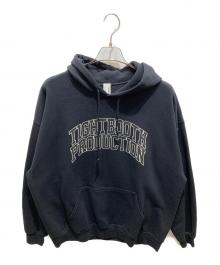 TIGHTBOOTH PRODUCTION（タイトブースプロダクション）の古着「COLLEGE HOODED SWEAT SHIRT」｜ブラック