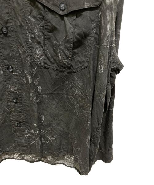 RYU（リュウ）RYU (リュウ) Kazakh long-sleeve shirt ブラック サイズ:4の古着・服飾アイテム