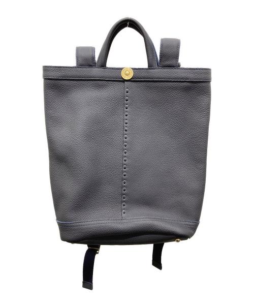 MAGNUM（マグナム）MAGNUM (マグナム) シュリンクレザー リュックサック ネイビーの古着・服飾アイテム