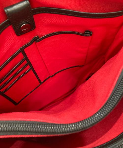 RALPH LAUREN（ラルフローレン）RALPH LAUREN (ラルフローレン) スクエアショルダーバッグ ブラックの古着・服飾アイテム