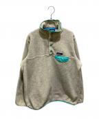 Patagoniaパタゴニア）の古着「ウィメンズ・ライトウェイト・シンチラ・スナップT・プルオーバー」｜ベージュ