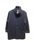 nonnativeノンネイティブ）の古着「PORTER COAT POLY TWEED GLEN PLAID WITH GORE-TEX INFINIUM 」」｜ネイビー