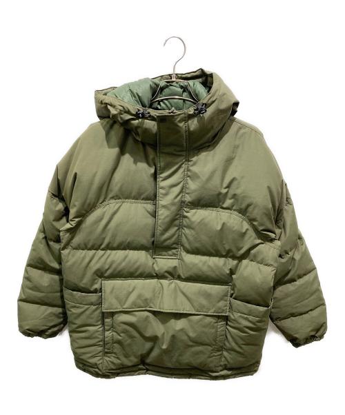 Snow peak（スノーピーク）Snow peak (スノーピーク) アノラックダウンジャケット グリーン サイズ:Lの古着・服飾アイテム