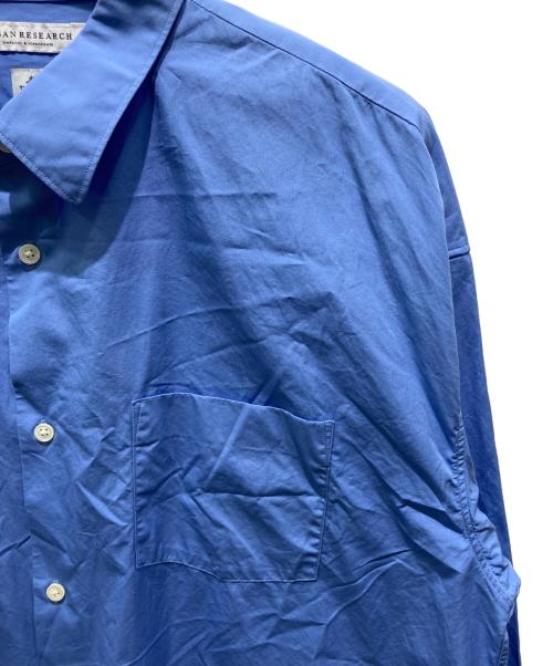 URBAN RESEARCH（アーバンリサーチ）URBAN RESEARCH (アーバンリサーチ) THOMAS MASON (トーマスメイソン) オーバーサイズシャツ ブルー サイズ:XLの古着・服飾アイテム
