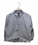 DESCENDANTディセンダント）の古着「シャンブレーシャツ」｜ブルー