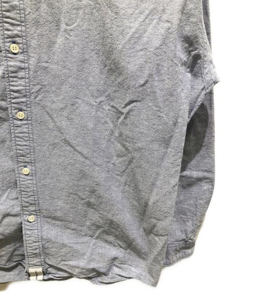 DESCENDANT（ディセンダント）DESCENDANT (ディセンダント) シャンブレーシャツ ブルー サイズ:3の古着・服飾アイテム