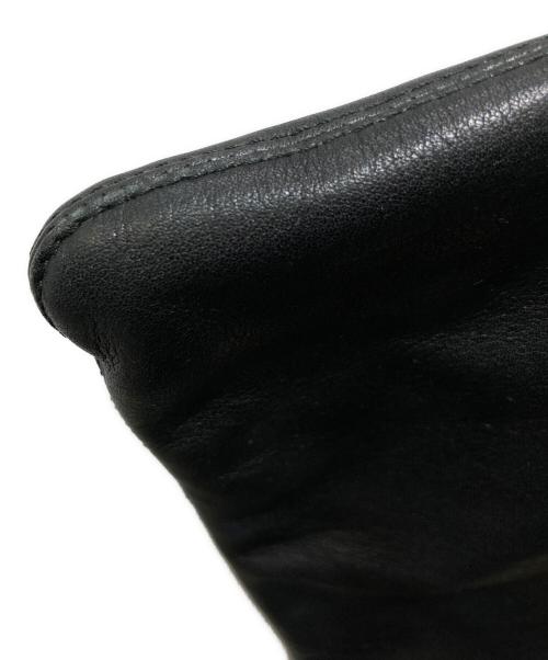 RALPH LAUREN（ラルフローレン）RALPH LAUREN (ラルフローレン) レザートートバッグ ブラックの古着・服飾アイテム