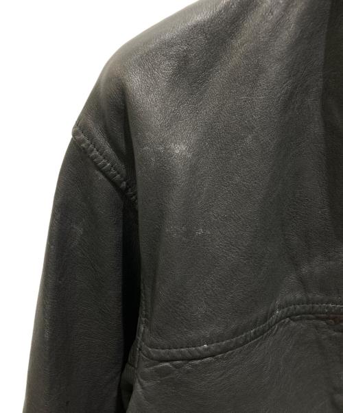 JOURNAL STANDARD（ジャーナルスタンダード）JOURNAL STANDARD (ジャーナルスタンダード) シープレザーウォッシュドジップブルゾン ブラック サイズ:Mの古着・服飾アイテム