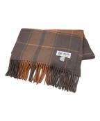 JOHNSTONS OF ELGINジョンストンズオブエルガン）の古着「カシミヤマフラー」｜グレー