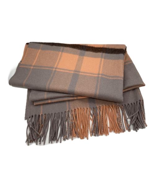 JOHNSTONS OF ELGIN（ジョンストンズオブエルガン）JOHNSTONS OF ELGIN (ジョンストンズオブエルガン) カシミヤマフラー グレーの古着・服飾アイテム