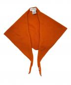 extreme cashmereエクストリーム カシミア）の古着「カシミヤ混バンダナ」｜オレンジ