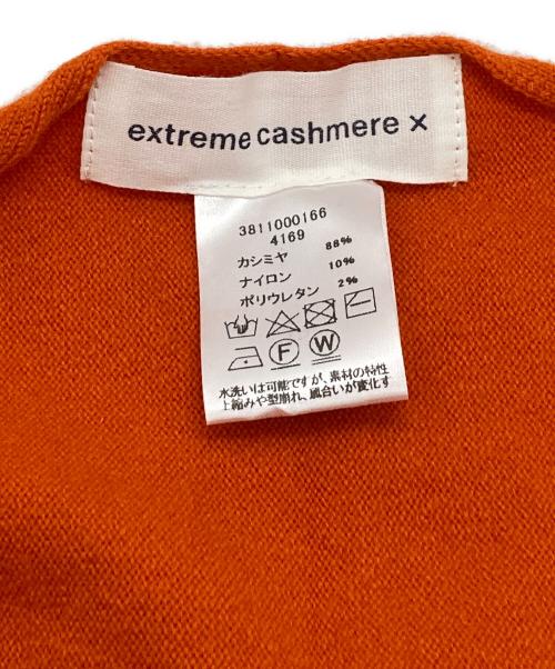 extreme cashmere（エクストリーム カシミア）extreme cashmere (エクストリーム カシミア) カシミヤ混バンダナ オレンジの古着・服飾アイテム