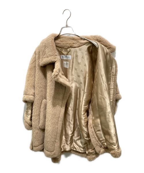 MaxMara（マックスマーラ）MaxMara (マックスマーラ) テディベアケープ ベージュ サイズ:165/88Aの古着・服飾アイテム