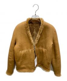 SPRUNG FRERES（スプラングフレール）の古着「Judy Mouton Jacket　ジュディムートンジャケット」｜ブラウン