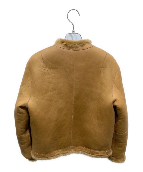 SPRUNG FRERES（スプラングフレール）SPRUNG FRERES (スプラングフレール) Judy Mouton Jacket　ジュディムートンジャケット ブラウン サイズ:Sの古着・服飾アイテム