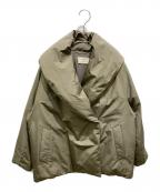ebure×Ron Hermanエブール×ロンハーマン）の古着「シルクポリダウンジャケット」｜カーキ