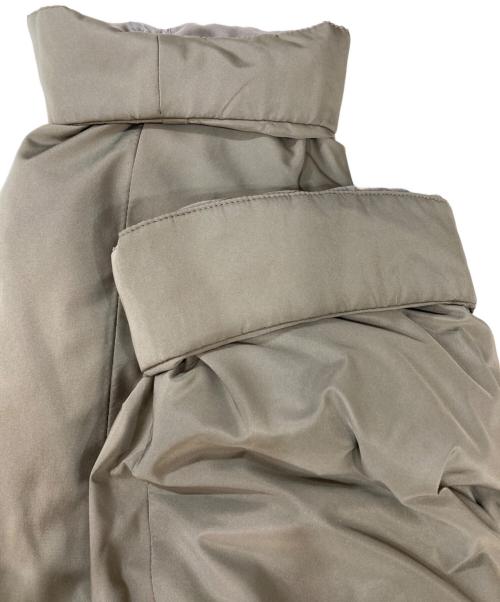 ebure（エブール）ebure (エブール) Ron Herman (ロンハーマン) シルクポリダウンジャケット カーキ サイズ:36の古着・服飾アイテム