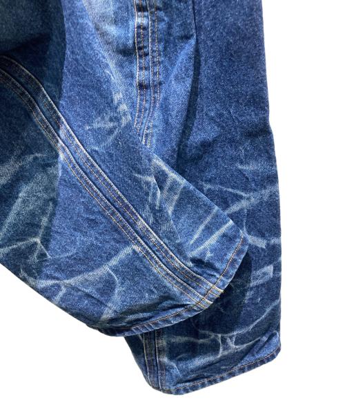 NVRFRGT（ネヴァーフォーゲット）NVRFRGT (ネヴァーフォーゲット) 別注 3D TWISTED WIDE LEG JEANS インディゴ サイズ:1の古着・服飾アイテム