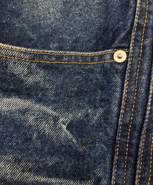 NVRFRGT（ネヴァーフォーゲット）NVRFRGT (ネヴァーフォーゲット) 別注 3D TWISTED WIDE LEG JEANS インディゴ サイズ:1の古着・服飾アイテム