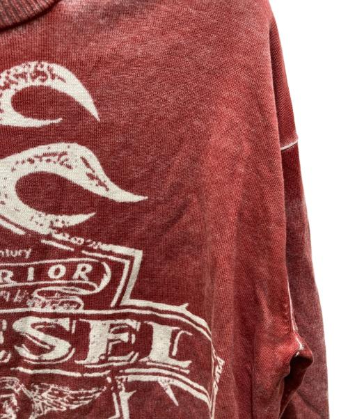 DIESEL（ディーゼル）DIESEL (ディーゼル) K-BELEZ レッド サイズ:Mの古着・服飾アイテム