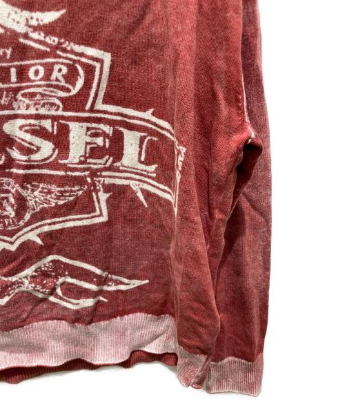 DIESEL（ディーゼル）DIESEL (ディーゼル) K-BELEZ レッド サイズ:Mの古着・服飾アイテム