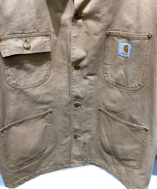 CarHartt（カーハート）CarHartt (カーハート) ミシガンチョアコート ベージュ サイズ:記載無しの為実寸参照の古着・服飾アイテム