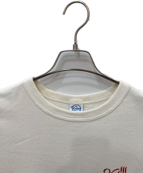 KEBOZ（ケボズ）KEBOZ (ケボズ) プリントTシャツ ホワイト サイズ:Ｍの古着・服飾アイテム