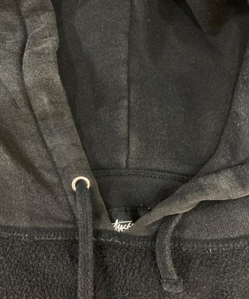stussy（ステューシー）stussy (ステューシー) プルオーバーパーカー ブラック サイズ:Sの古着・服飾アイテム