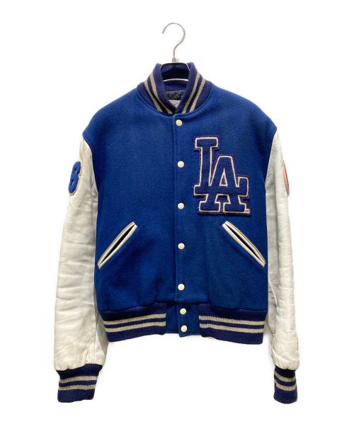 STARTER（スターター）STARTER (スターター) スタジャン ブルー×ホワイト サイズ:40の古着・服飾アイテム