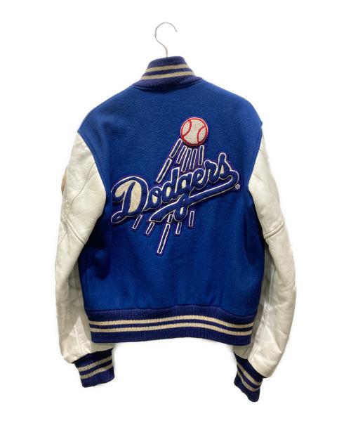 STARTER（スターター）STARTER (スターター) スタジャン ブルー×ホワイト サイズ:40の古着・服飾アイテム