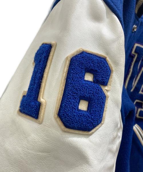 STARTER（スターター）STARTER (スターター) スタジャン ブルー×ホワイト サイズ:40の古着・服飾アイテム