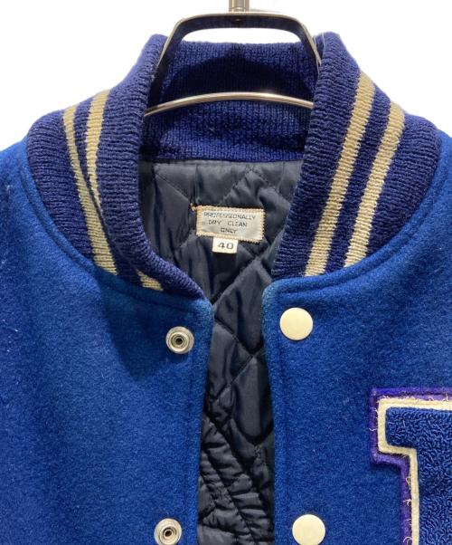 STARTER（スターター）STARTER (スターター) スタジャン ブルー×ホワイト サイズ:40の古着・服飾アイテム