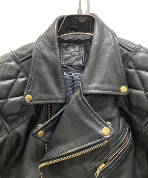 KADOYA（カドヤ）KADOYA (カドヤ) ライダースジャケット ブラック サイズ:Lの古着・服飾アイテム