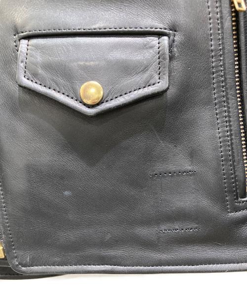 KADOYA（カドヤ）KADOYA (カドヤ) ライダースジャケット ブラック サイズ:Lの古着・服飾アイテム