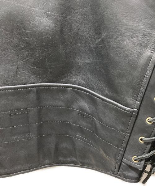 KADOYA（カドヤ）KADOYA (カドヤ) ライダースジャケット ブラック サイズ:Lの古着・服飾アイテム