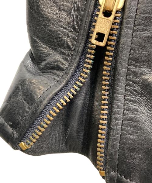 KADOYA（カドヤ）KADOYA (カドヤ) ライダースジャケット ブラック サイズ:Lの古着・服飾アイテム