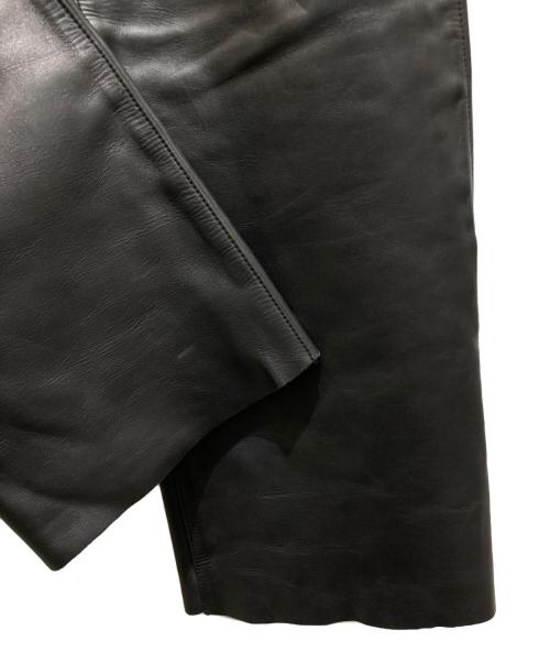 KADOYA（カドヤ）KADOYA (カドヤ) レザーチャップス ブラック サイズ:23の古着・服飾アイテム