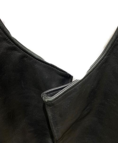 KADOYA（カドヤ）KADOYA (カドヤ) レザーチャップス ブラック サイズ:23の古着・服飾アイテム