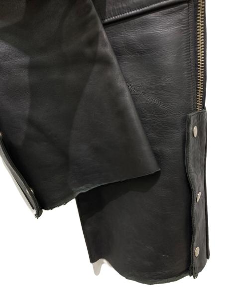 KADOYA（カドヤ）KADOYA (カドヤ) レザーチャップス ブラック サイズ:23の古着・服飾アイテム
